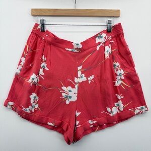 Volcom Ultra High Rise Pull On A-line Shorts Size Large NWT Surfer Beach Summer